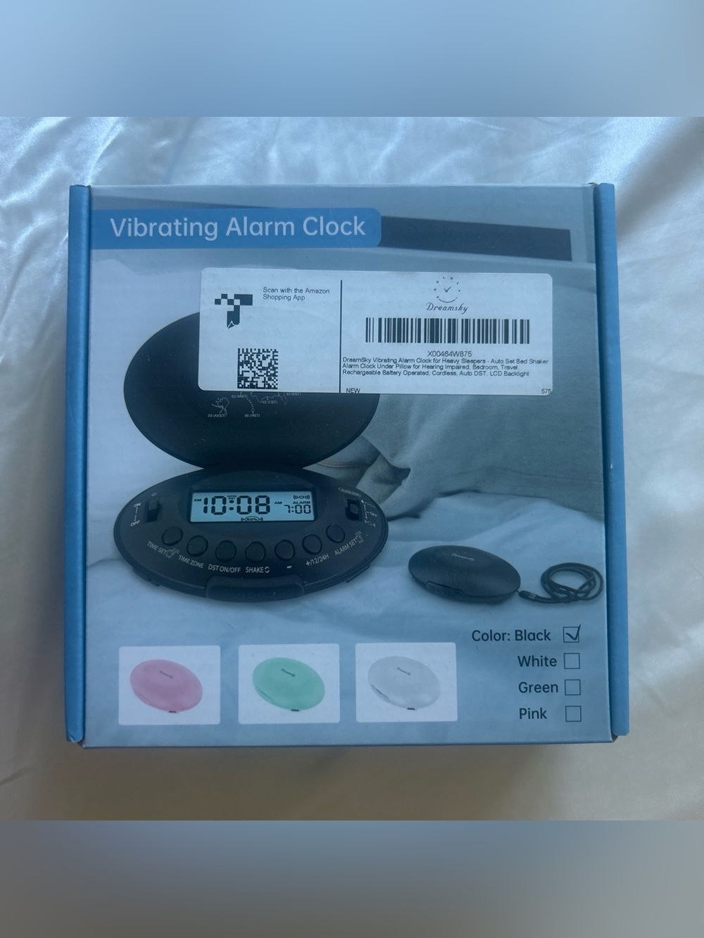 Vibrating Alarm Clock - Black